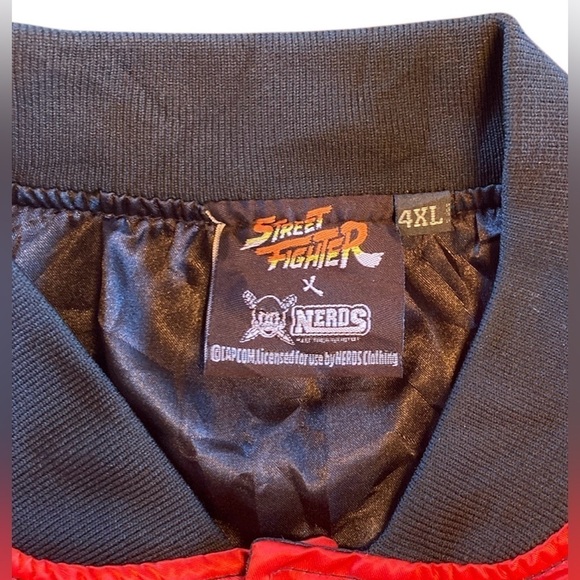 Men’s 4XL Street Fighter Nerds Satin Collector’s Jacket – Like new condition! - Picture 6 of 6